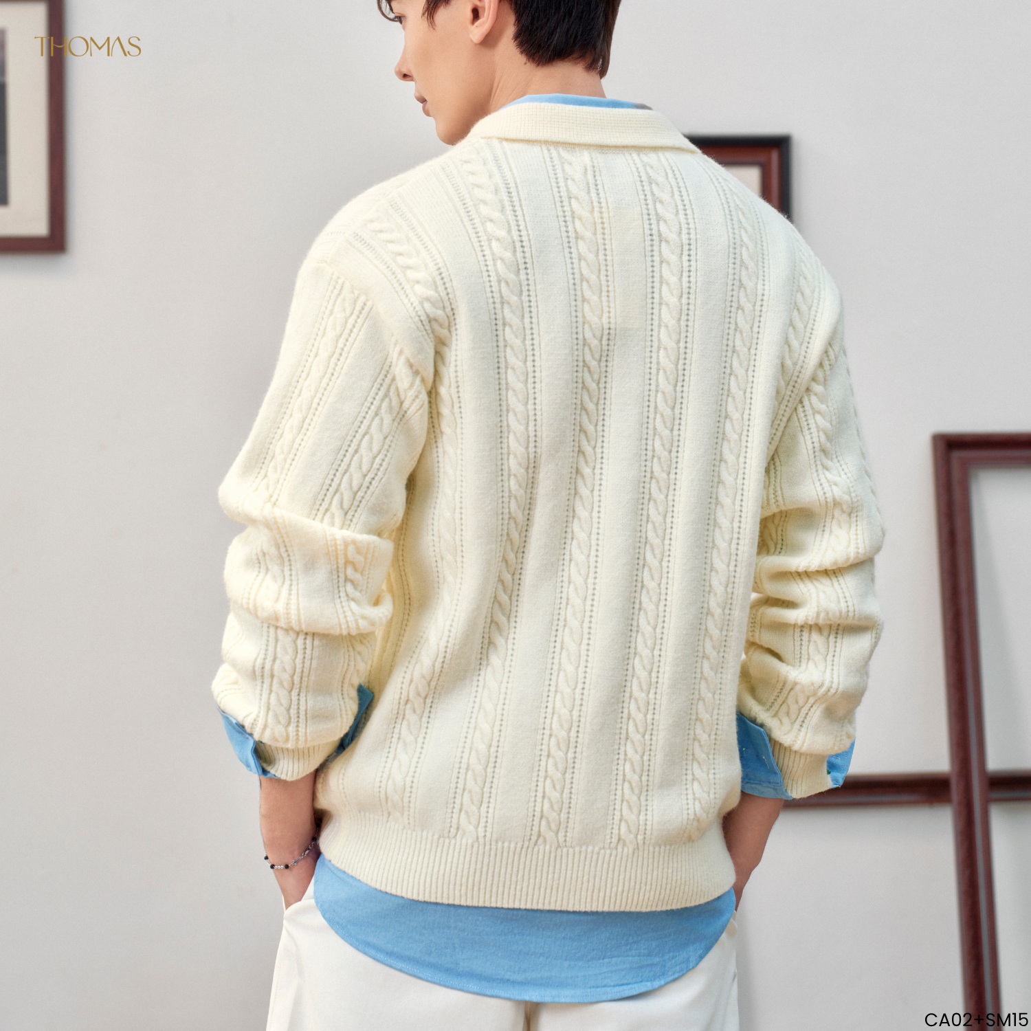 Áo Cardigan Dệt Kim Ivy Sợi Acrylic Form Regular_thumbnail_5
