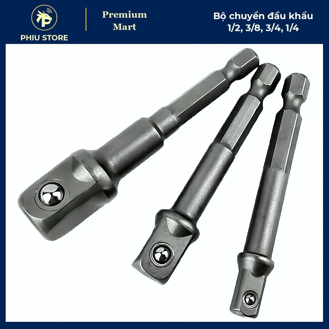 Bộ 6 Đầu Chuyển Khẩu Thép Đen - Chuyển Tuýp 1/2, 3/8, 1/4 Cao Cấp_thumbnail_8