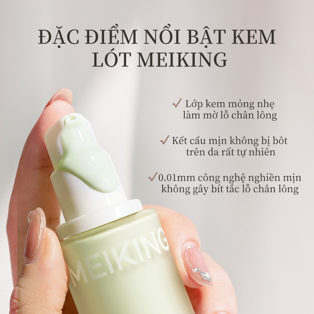 [MEIKING] Kem lót Meiking Color Correcting Primer chai 30g