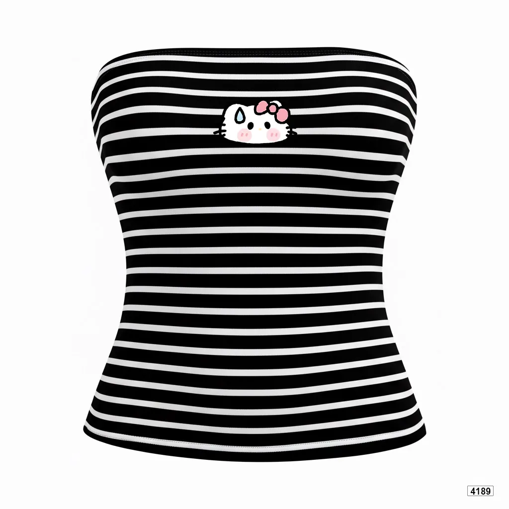 Áo quây ôm body hack dáng kẻ sọc kitty Beezy 4189_thumbnail_8