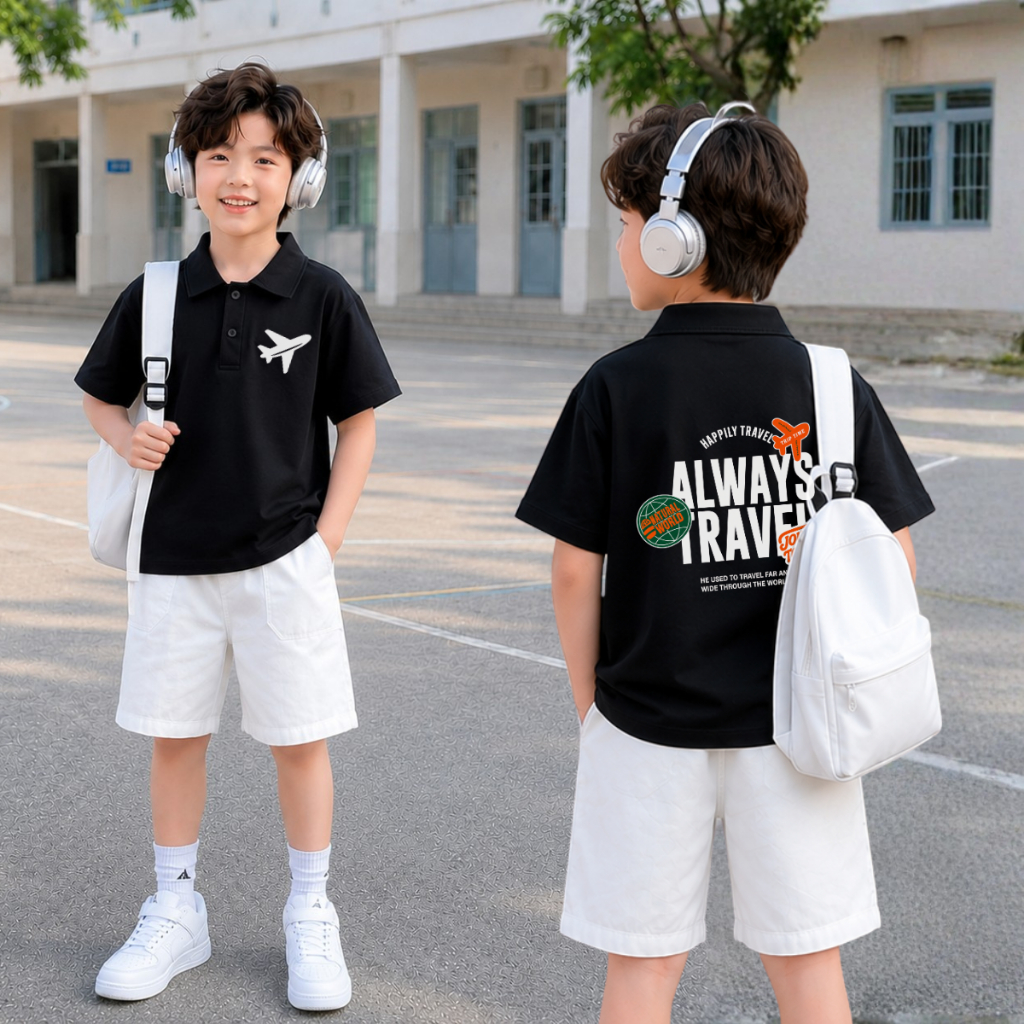 Áo polo bé trai hình Máy bay - Loza Kids PL3643_thumbnail_3