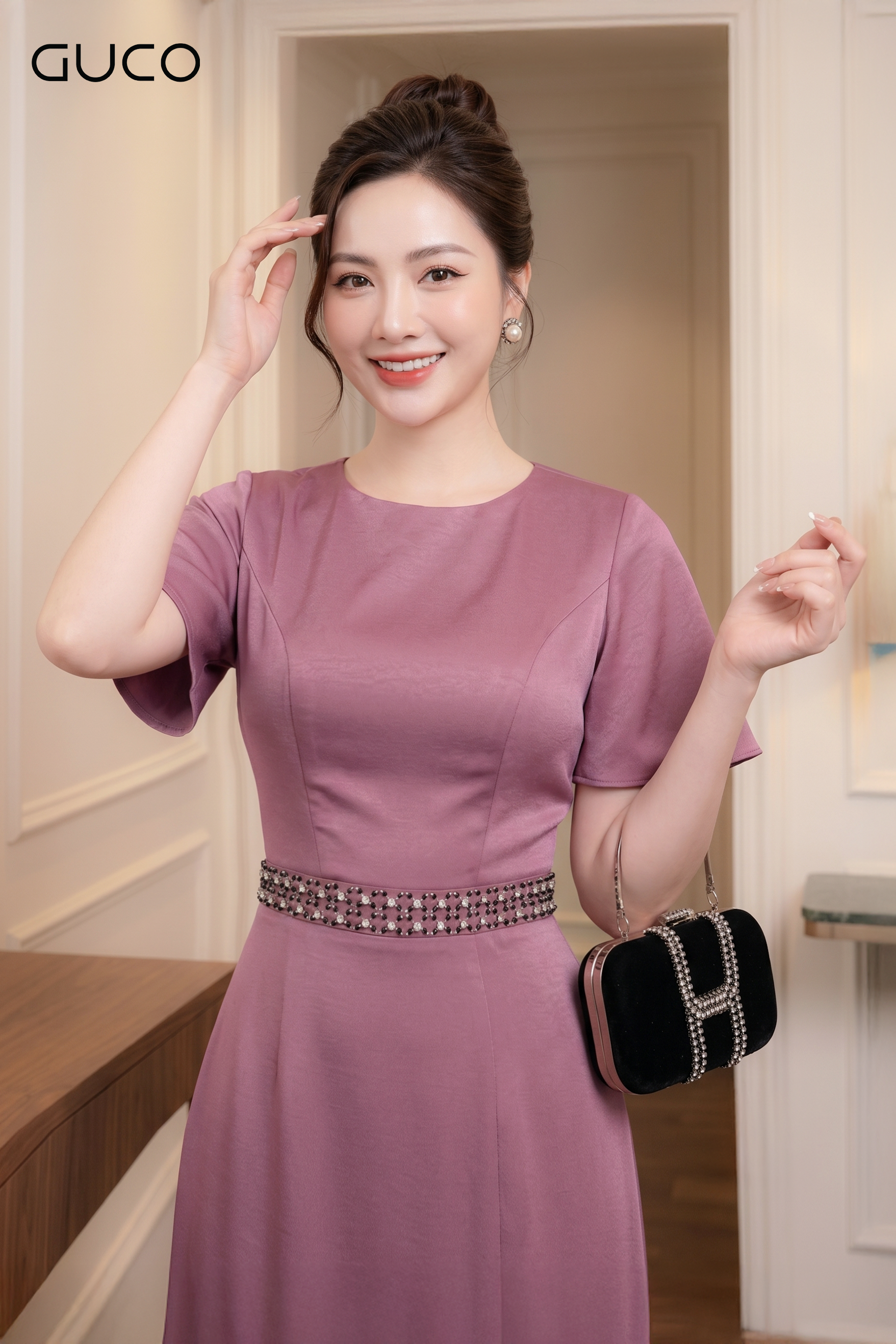 Đầm Dự Tiệc  Hồng Dáng Đuôi Cá Thanh Lịch - 5245_thumbnail_1