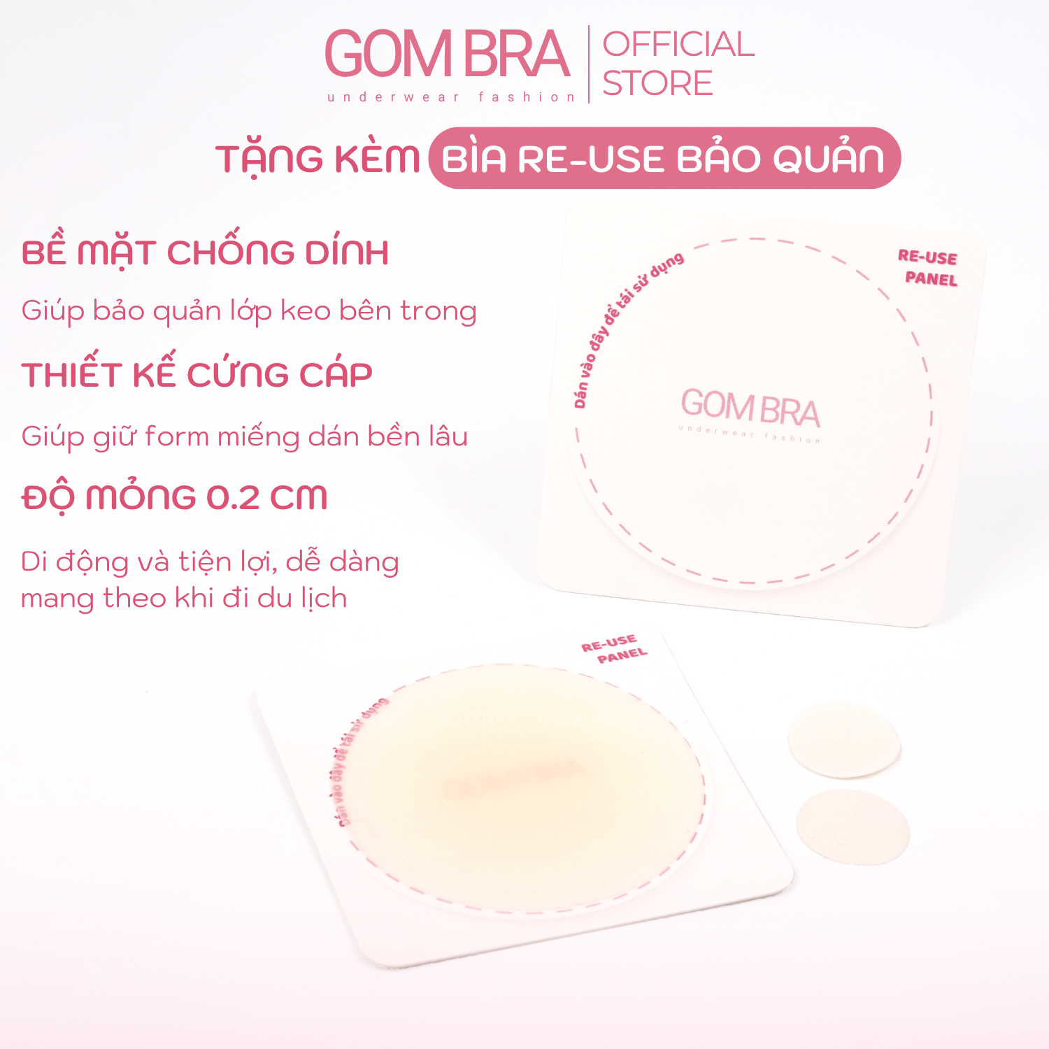 Miếng Dán Vòng 1 Nữ Silicone Tàng Hình Gom Bra, Keo Bám Dính Tốt Tệp Da, Có Thể Tái Sử Dụng - SA-5550_thumbnail_8