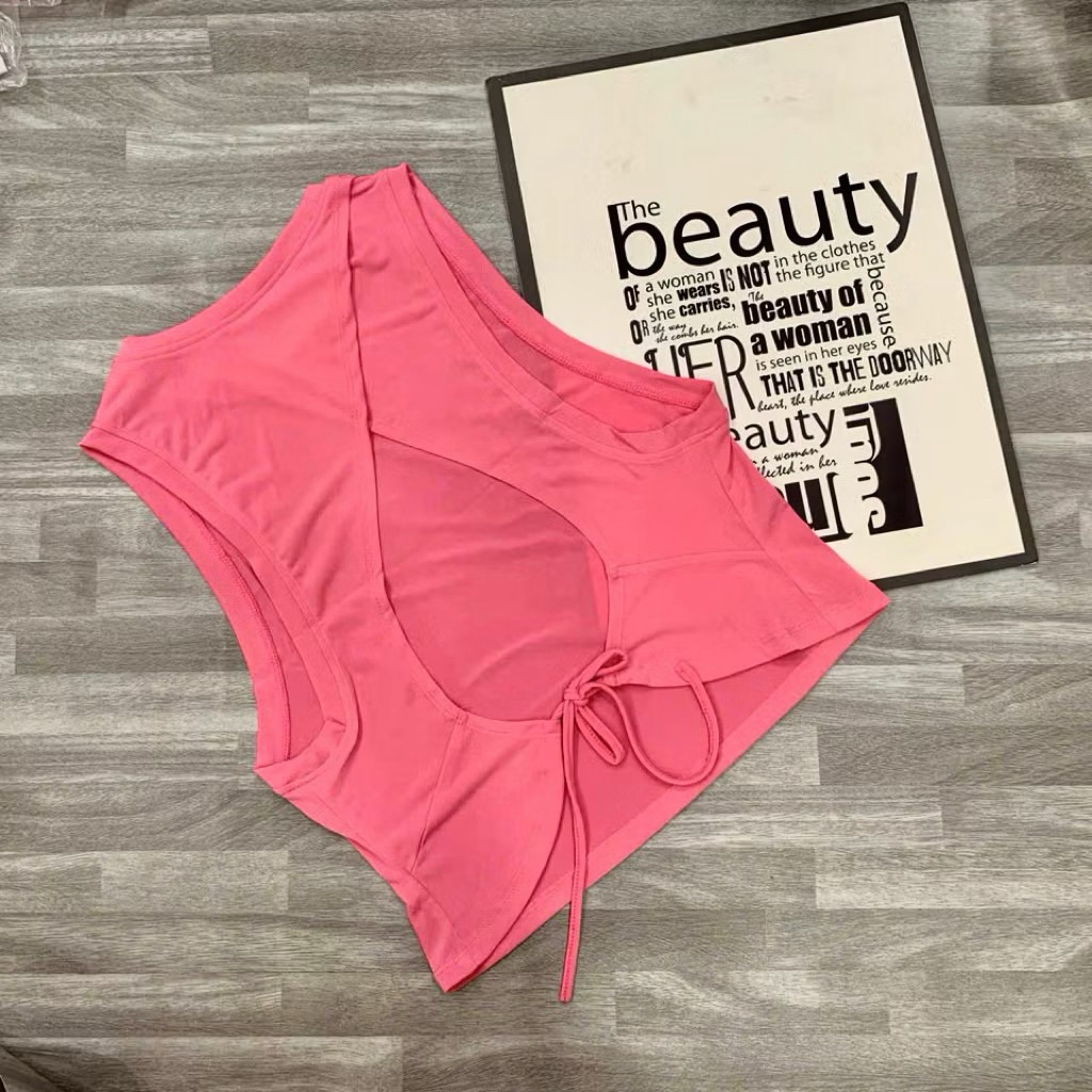 Áo Tanktop Thể Thao Tập Gym Chạy Bộ Nữ Yumiisportswear Ba Lỗ Cột Dây Form Rộng Vải Co Giãn Thoáng Khí Thấm Hút Nhanh Khô_thumbnail_6