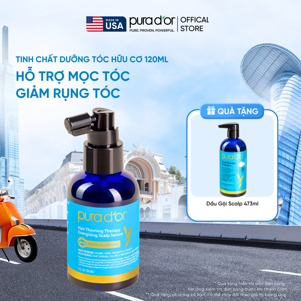 Tinh chất hữu cơ Therapy Energizing Scalp Giúp trẻ hóa da đầu - Giảm rụng tóc, mọc tóc chắc khỏe 120ml