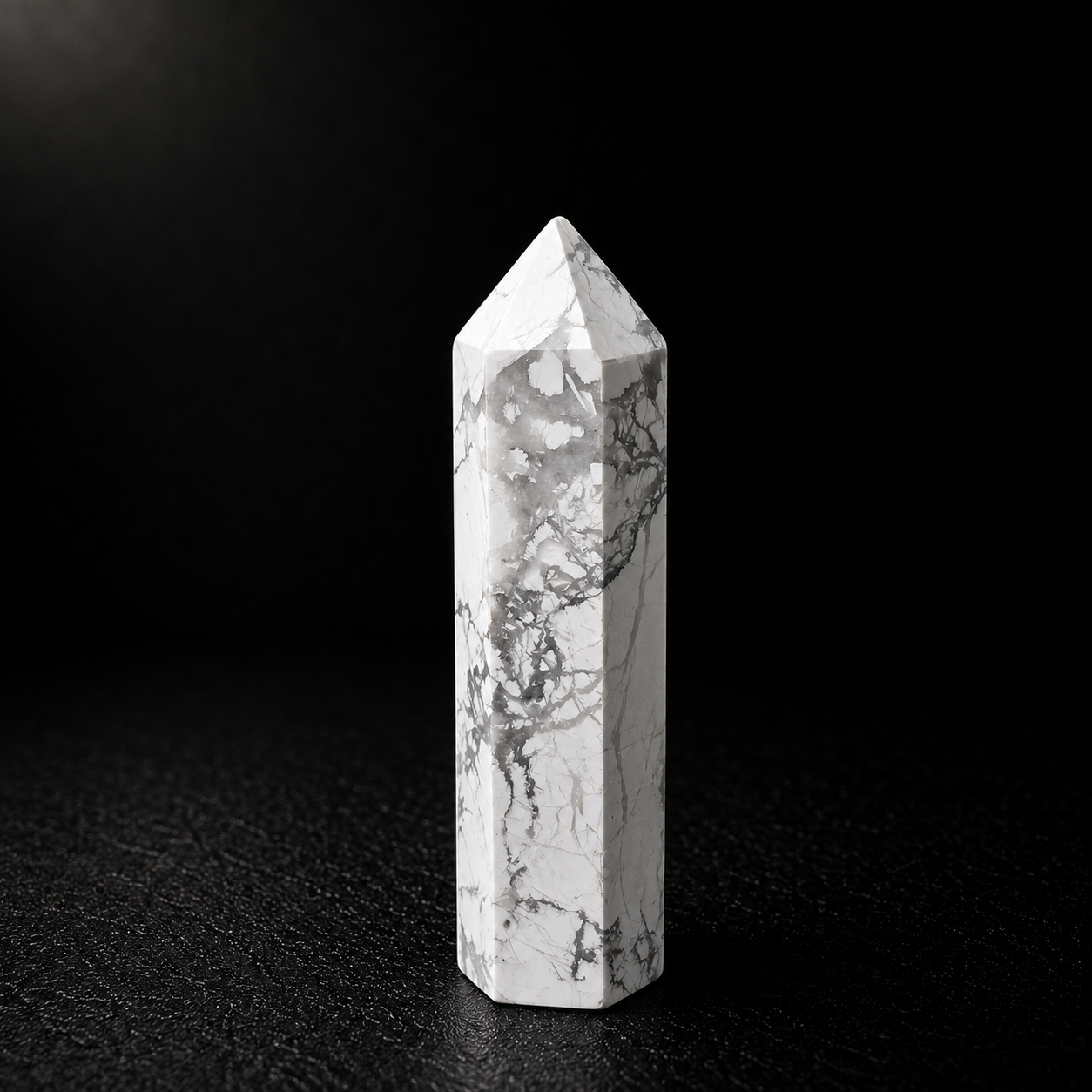 Trụ Đá Mài Bóng - Howlite