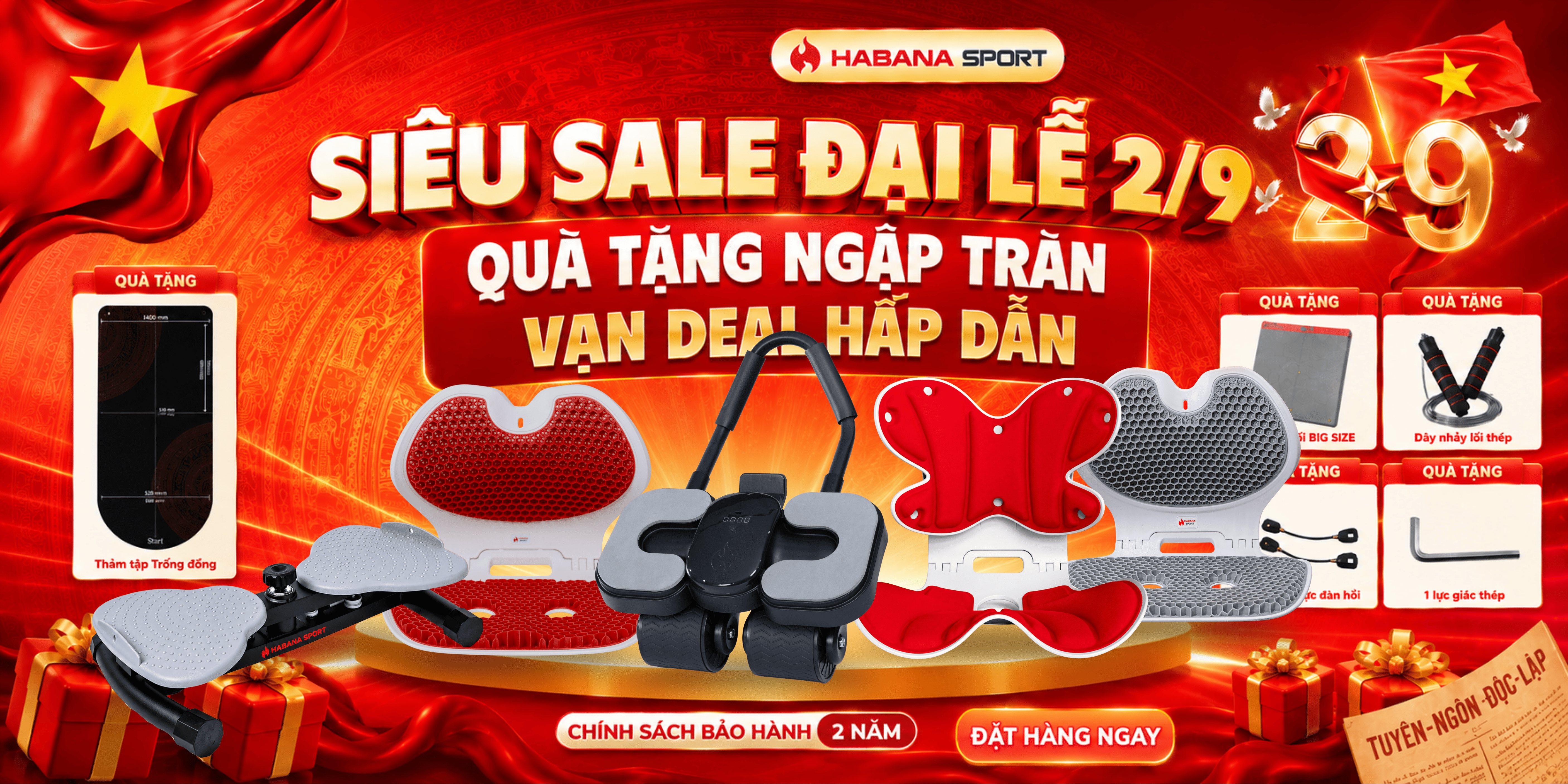 Siêu Sale Đại Lễ 2/9: Quà Ngập Tràn, Vạn Deal Khủng | Habana Sport