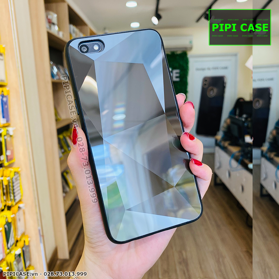 Ốp Lưng Oppo F3 - Kim Cương 6D - Đen_thumbnail_2
