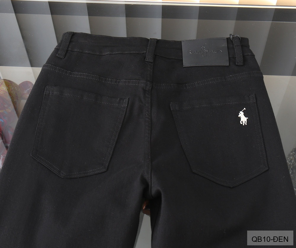 QB10 - Quần jeans nam ống nhỏ co giãn, màu trắng đen, phong cách basic mùa thu_thumbnail_12