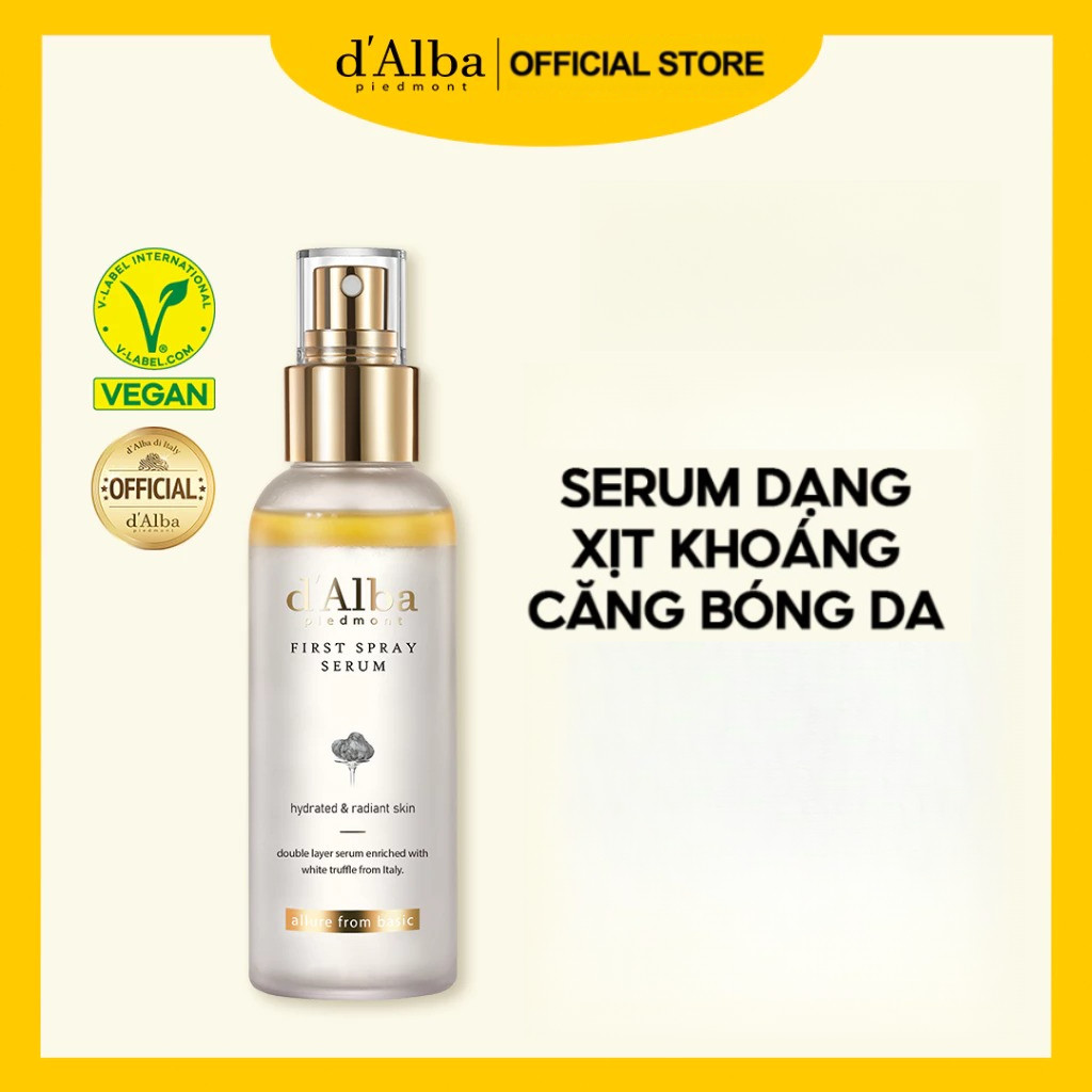 [d'ALBA] Serum dạng xịt d'Alba White Truffle 100ml