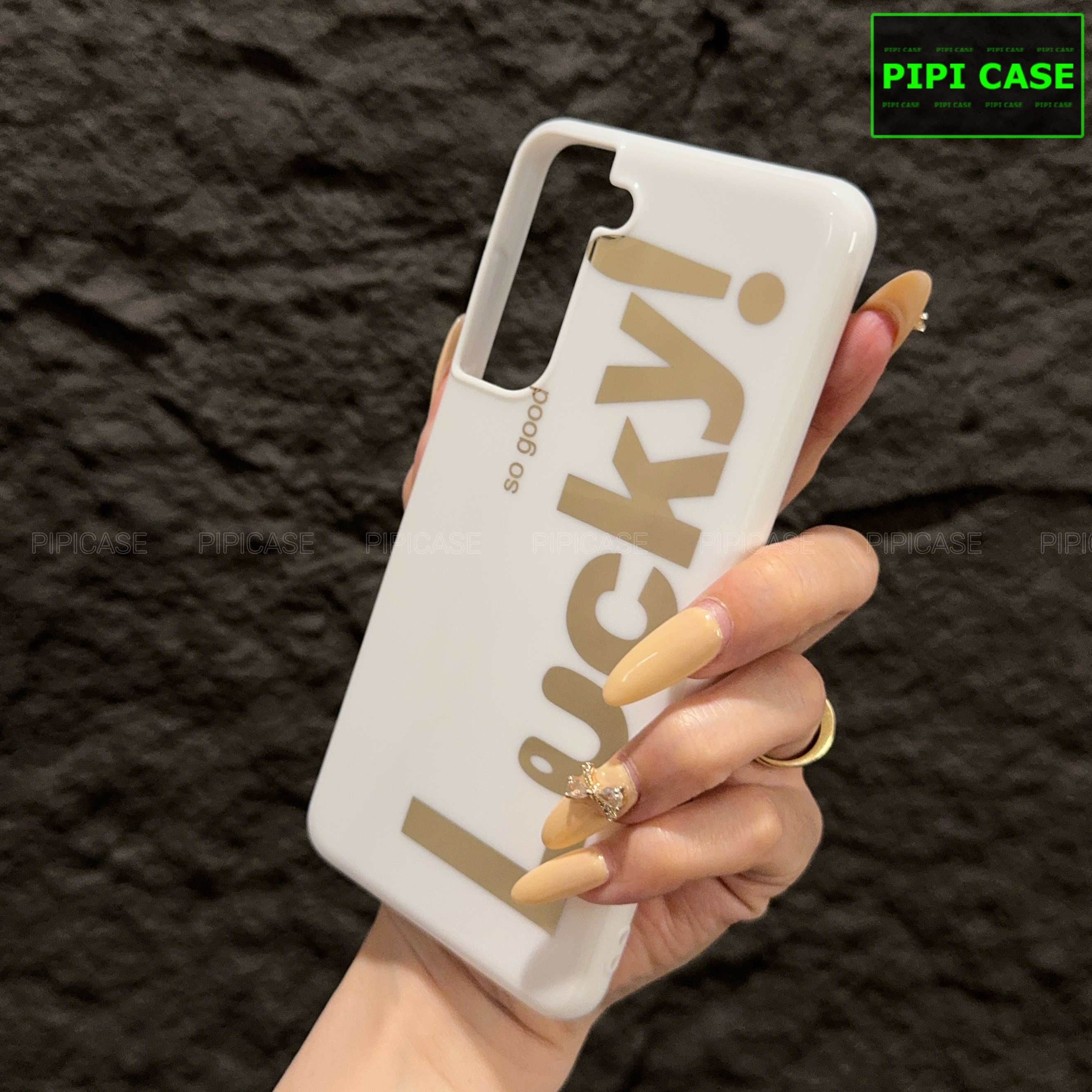 Ốp Lưng Samsung S22 Plus 5G - Lucky - Trắng