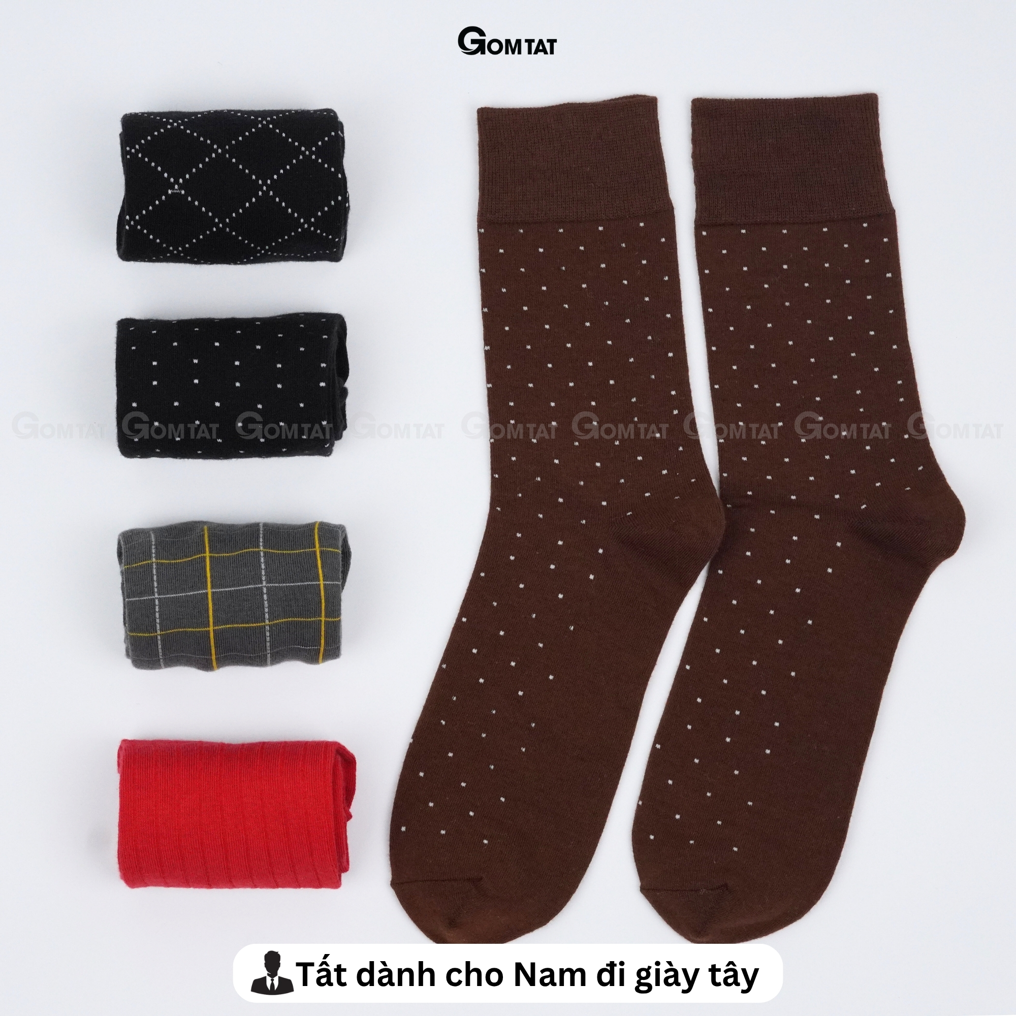 Combo tất giày tây họa tiết LUX-MIX-CB_thumbnail_21