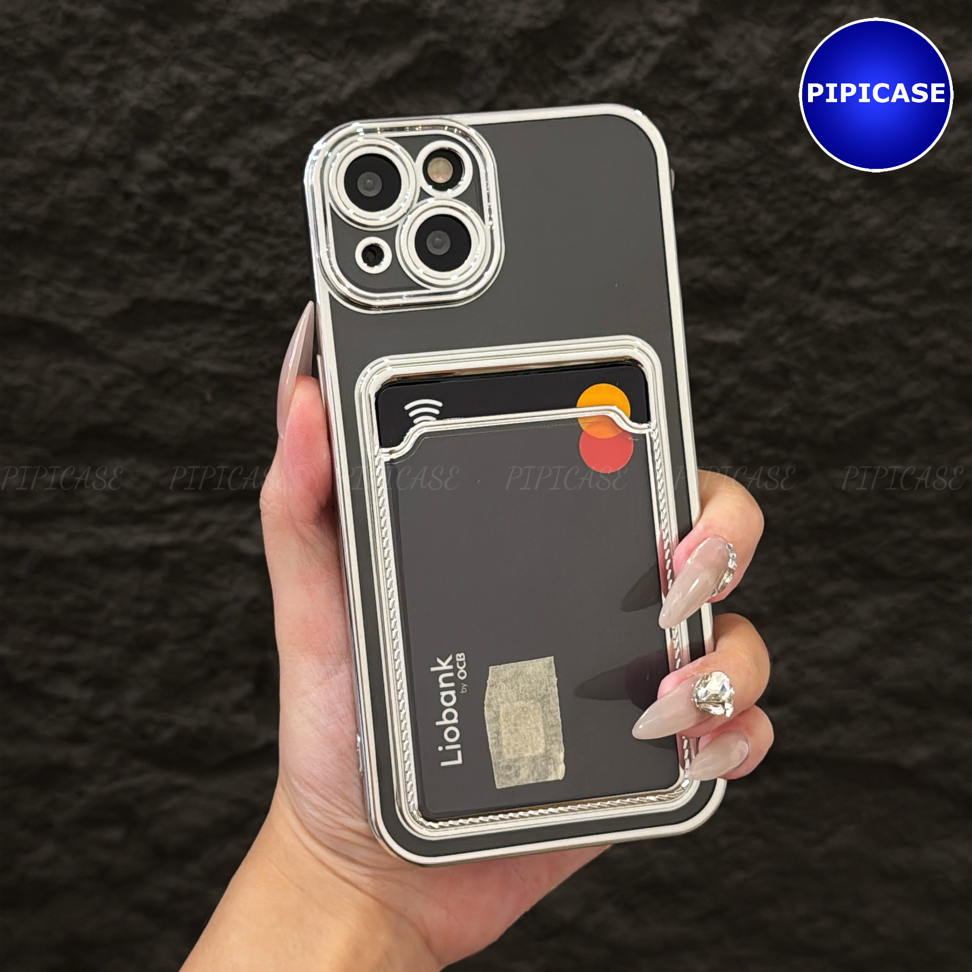 Ốp Lưng iPhone 14 - Ốp Thẻ - Bạc_thumbnail_12