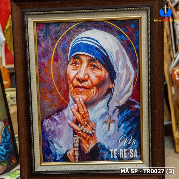 Tranh Canvas Thánh Teresa Calcusta 56x74cm_thumbnail_3