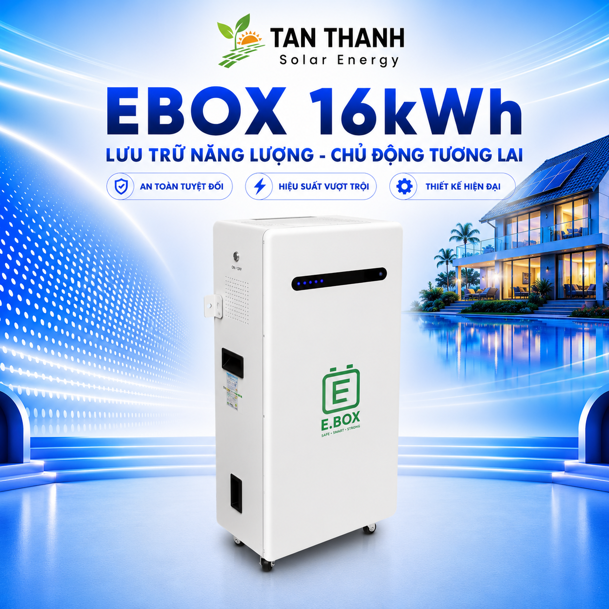 Pin Lưu Trữ EBOX 16kWh