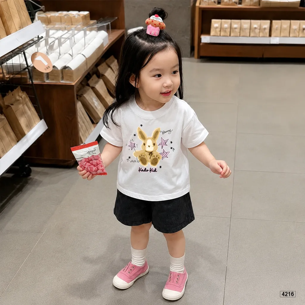 Áo thun bé gái Bunny đáng yêu Kado 4216_thumbnail_4