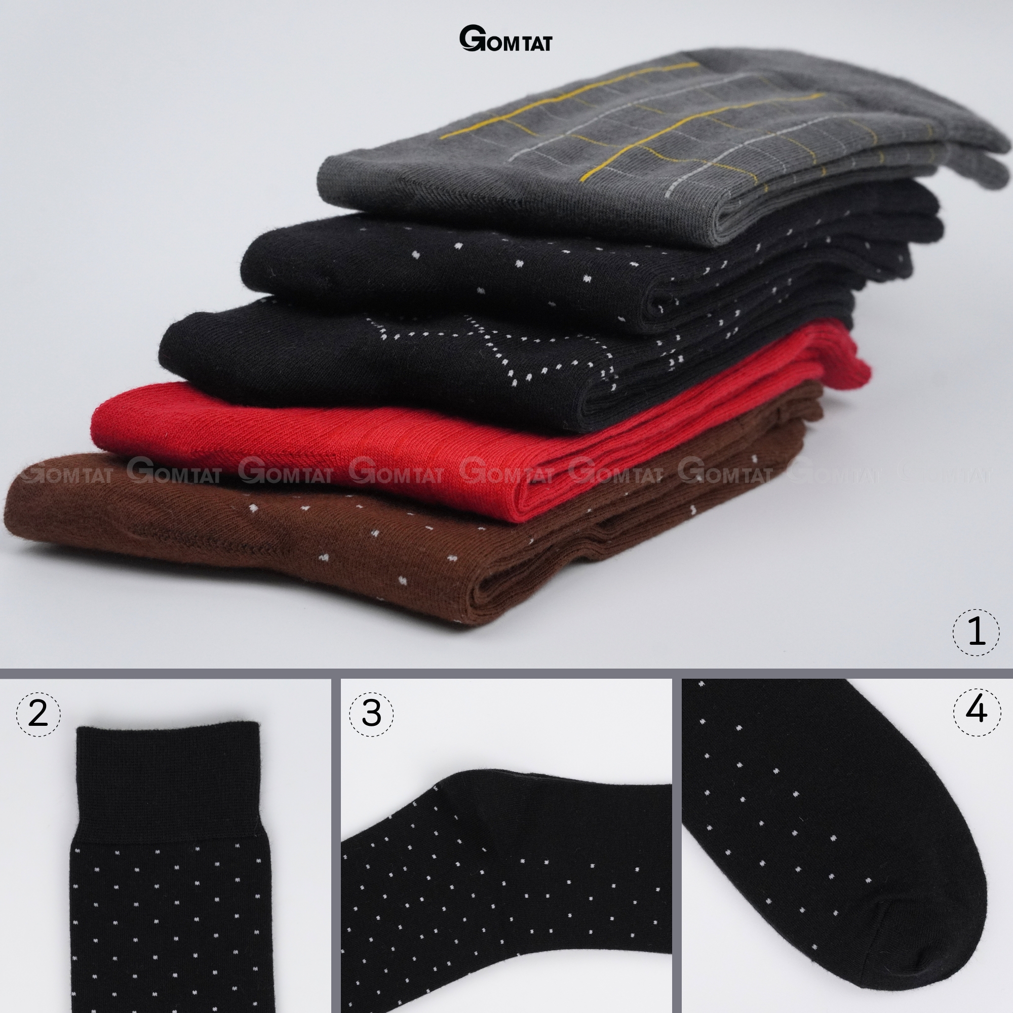 Combo tất giày tây họa tiết LUX-MIX-CB_thumbnail_24