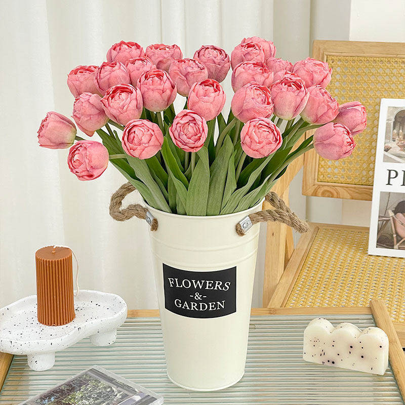 1 Bông Hoa TuLip Lụa Cánh Kép Cao Cấp_thumbnail_10