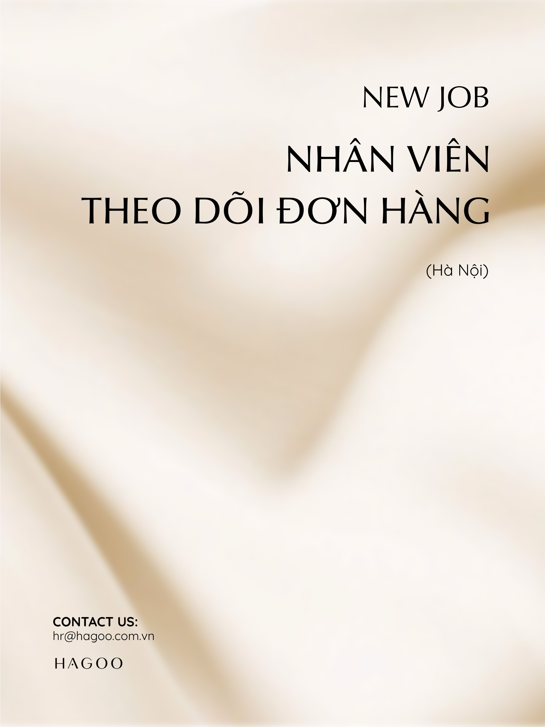 NHÂN VIÊN THEO DÕI ĐƠN HÀNG SẢN XUẤT