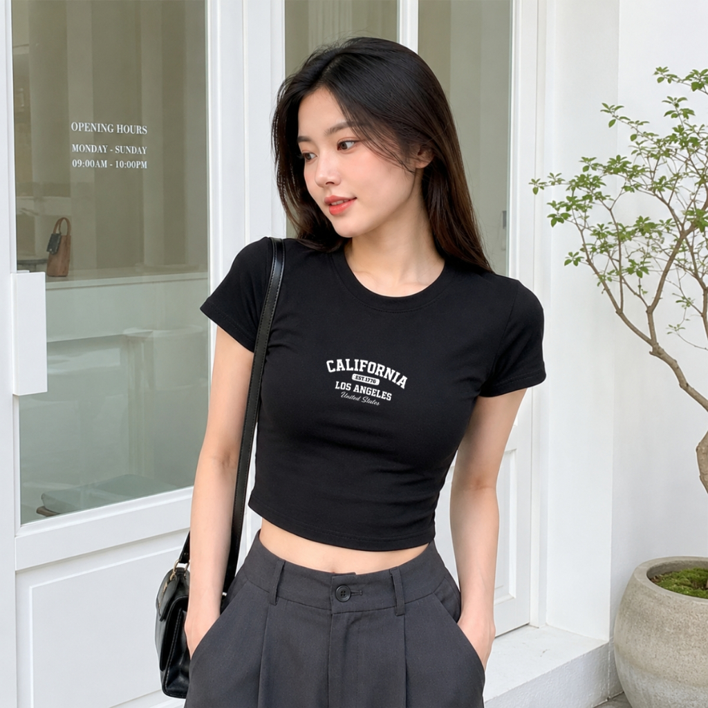 Áo Croptop nữ nhiều hình xinh xắn dễ mặc - Loza G0199_thumbnail_5