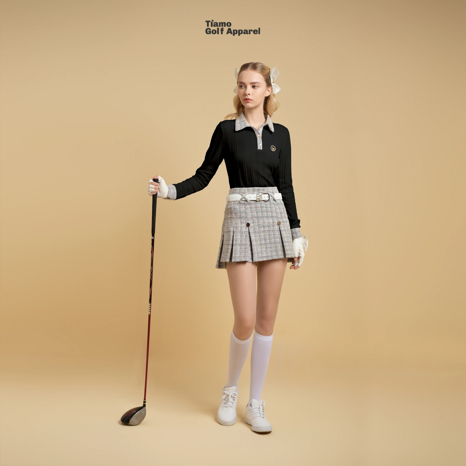 Áo Polo Phối Cổ Tweed Nữ_thumbnail_2