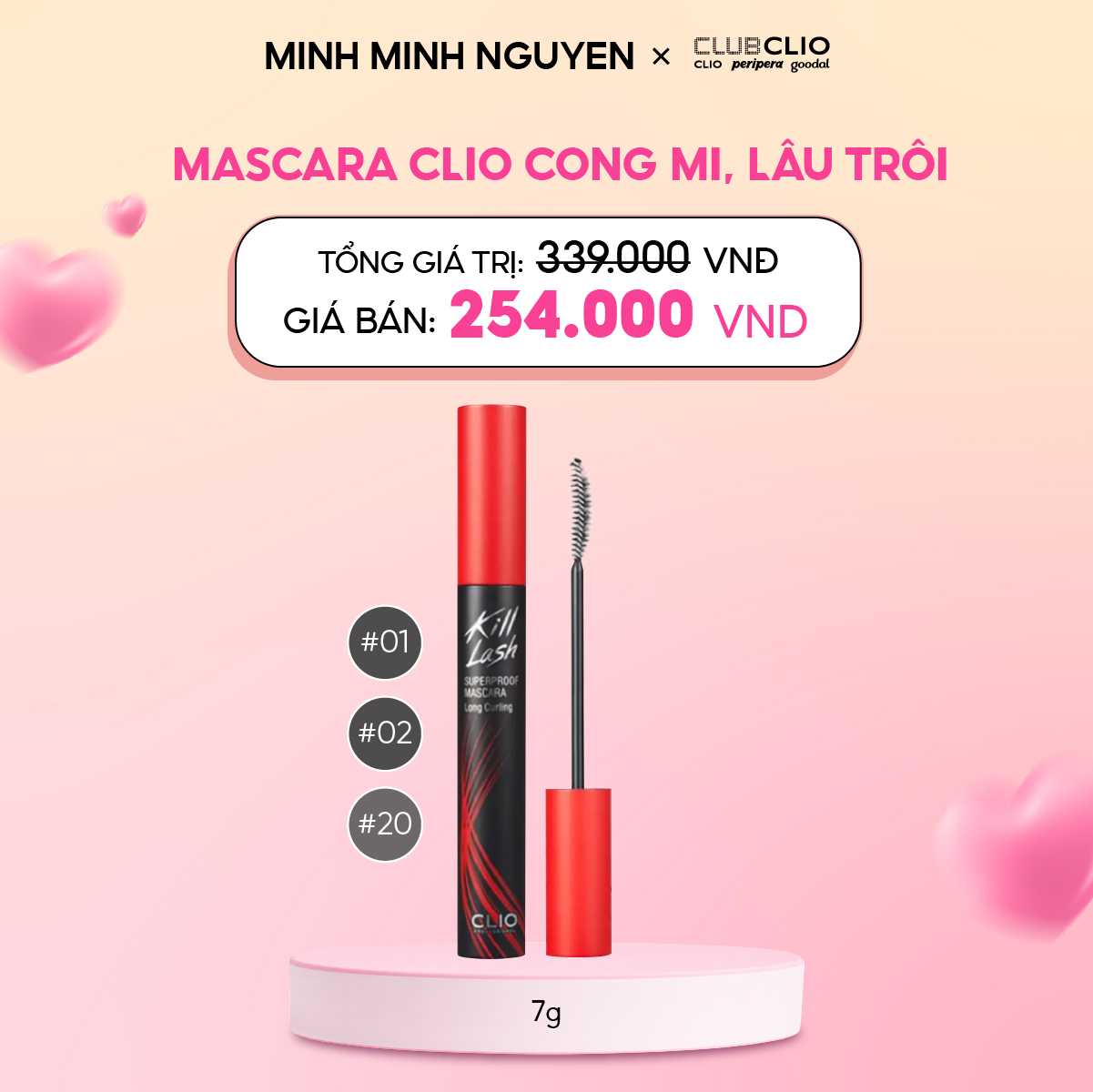 MASCARA Clio CONG MI, CHỐNG TRÔI