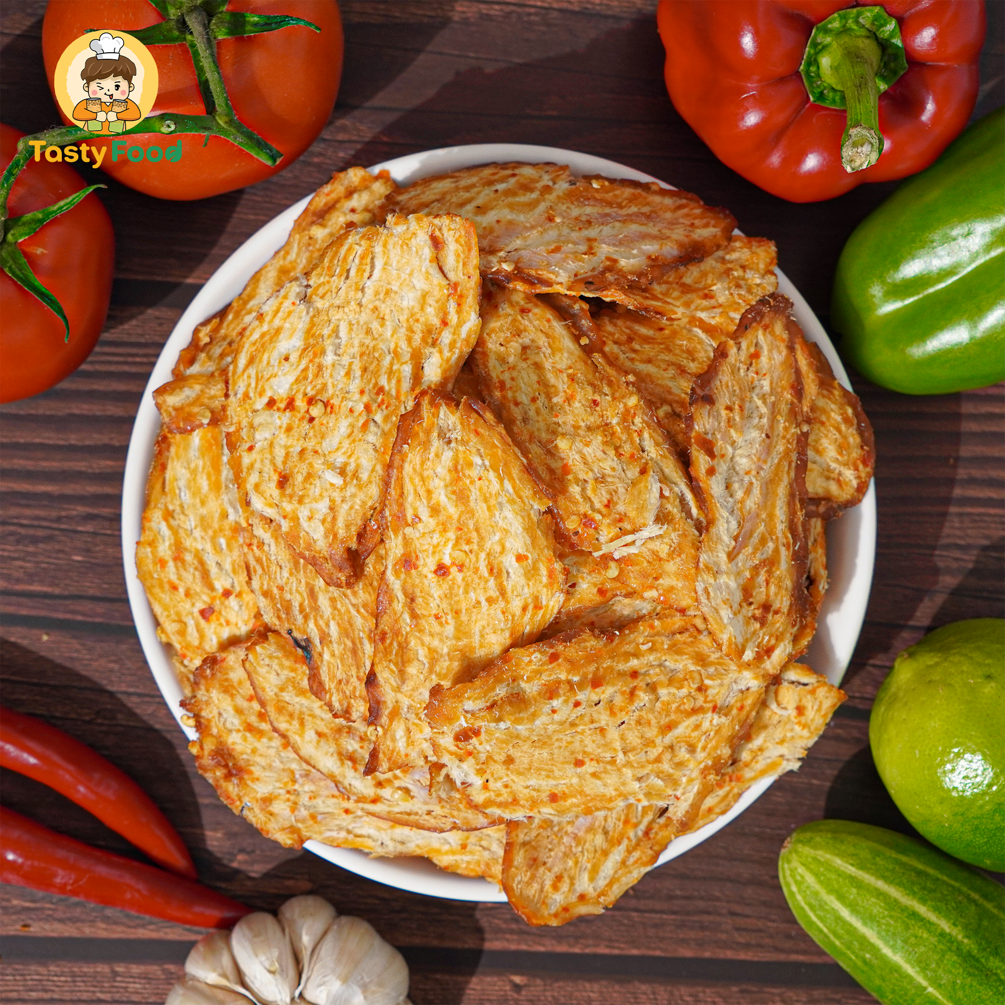 Cá mú muối ớt Tasty Food - Hũ vuông 500g