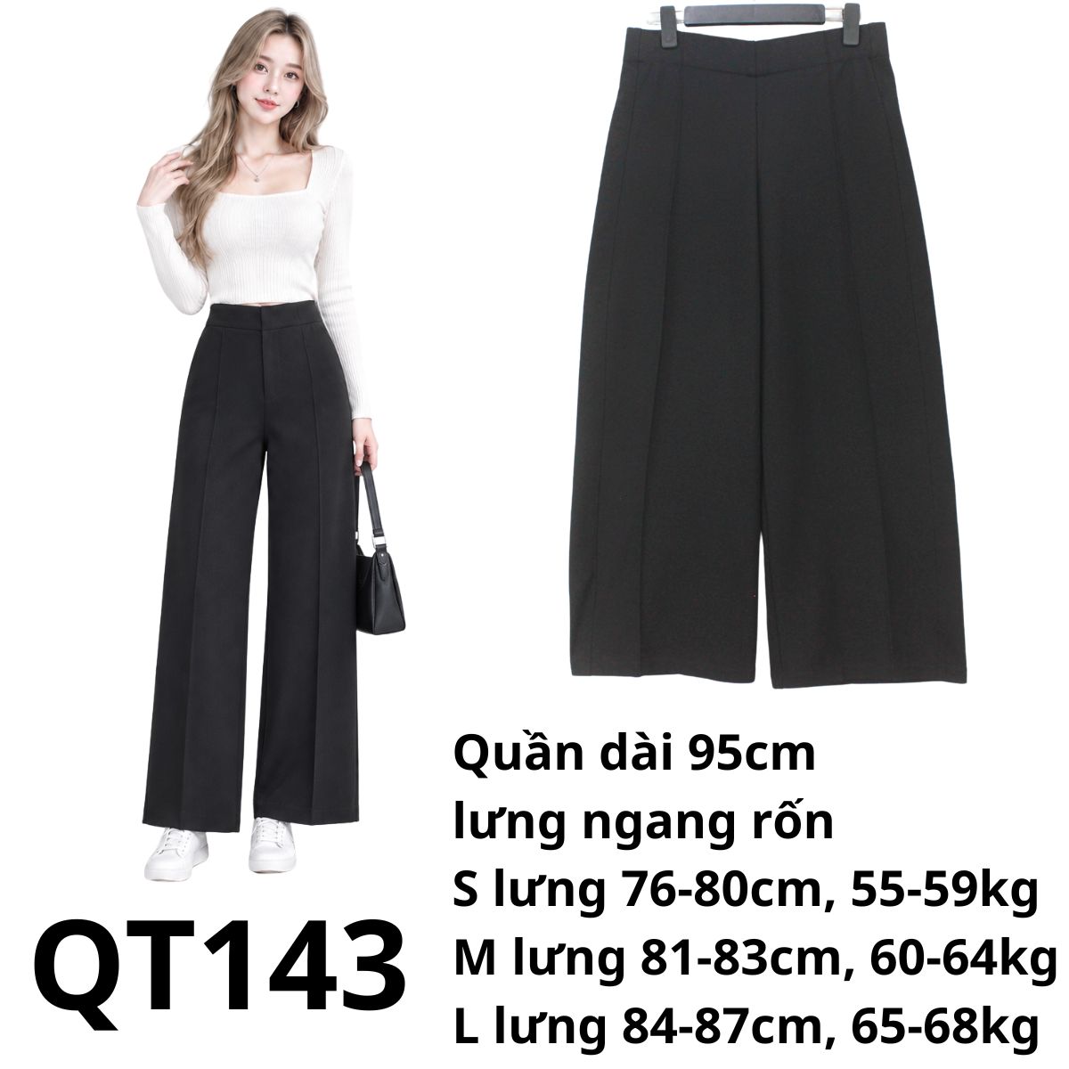 QT143- Quần tây Uni