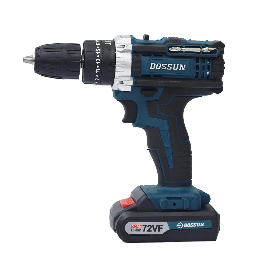 Máy khoan pin Boshun 3 chức năng đầu 10mm - Máy bắn vít cầm tay - Giá rẻ_thumbnail_7