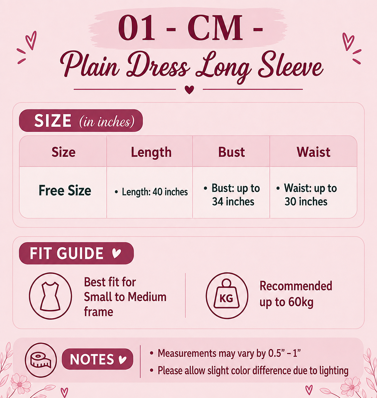 Plain Dress Long Sleeve_thumbnail_1
