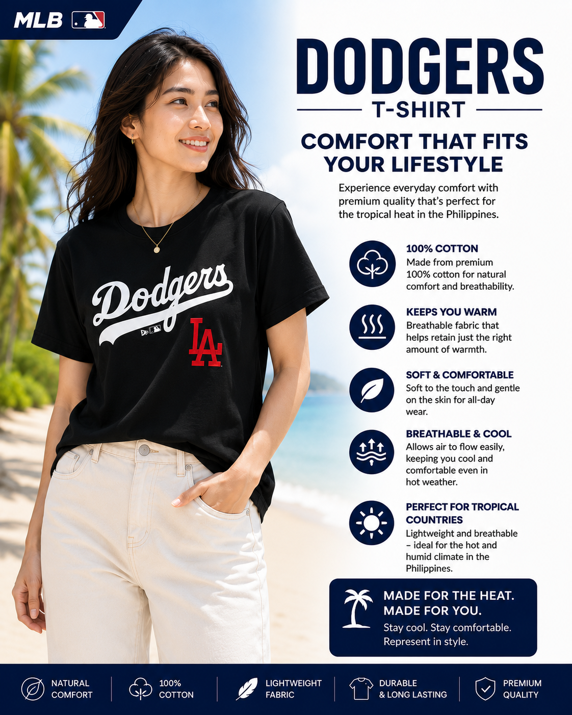 MLB Dodgers Design  T Shirt_thumbnail_2