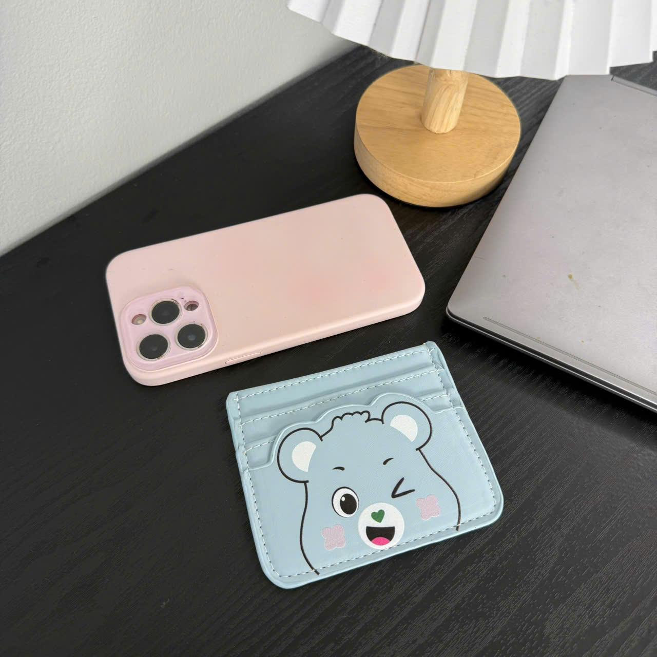 Ví Đựng Thẻ ATM Căn Cước Hình Gấu Béo Cute - Bóp Mini Cầm Tay Nhiều Ngăn CUN475_thumbnail_3