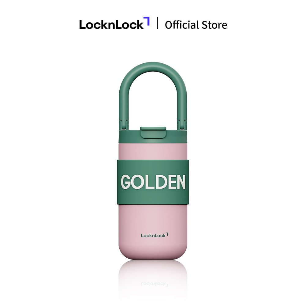 Bình Giữ Nhiệt LocknLock Fold Grip Tumbler Tay Cầm Gập LHC4435/LHC4436 dung tích 420ml/550ml