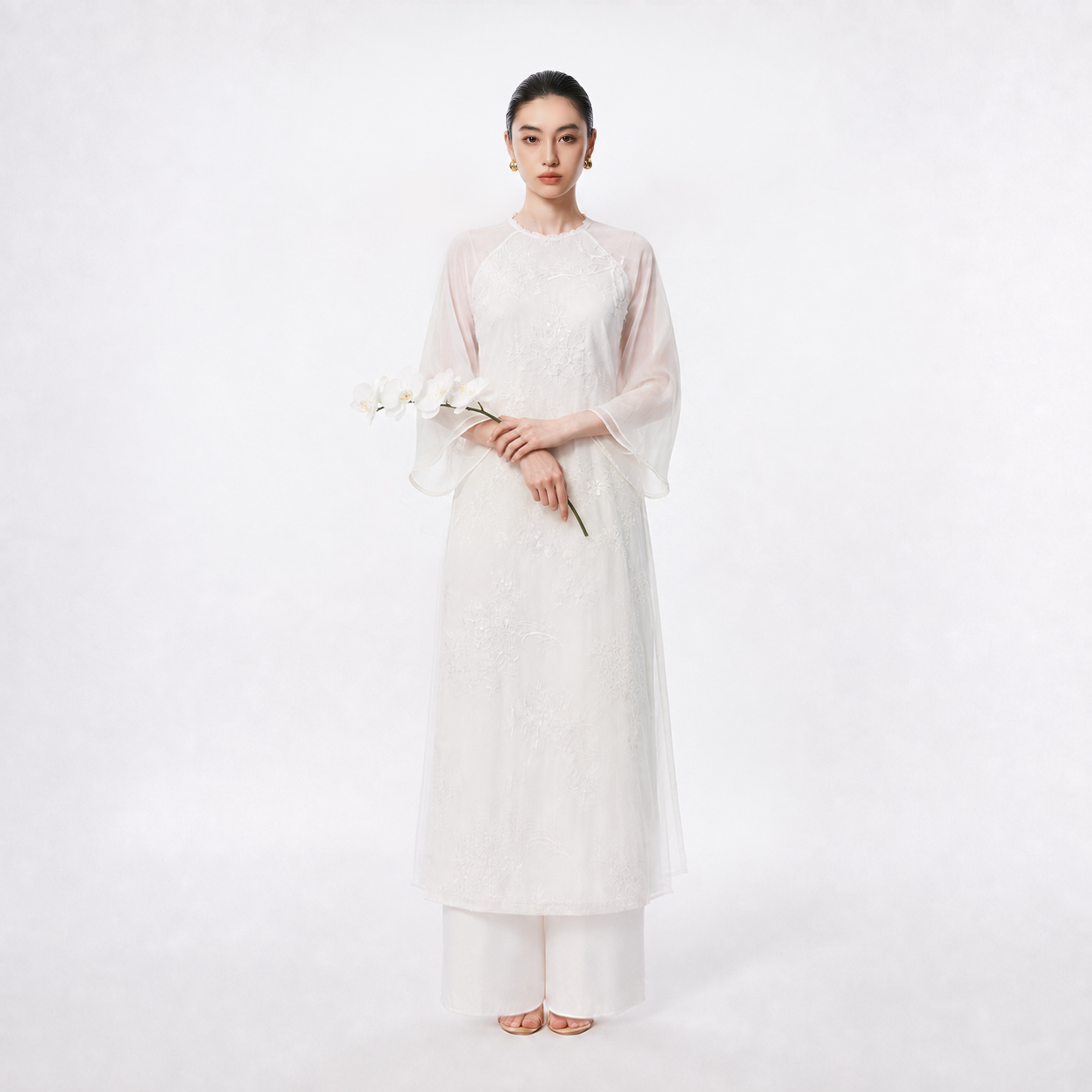 QUẦN ÁO DÀI MÀU TRẮNG