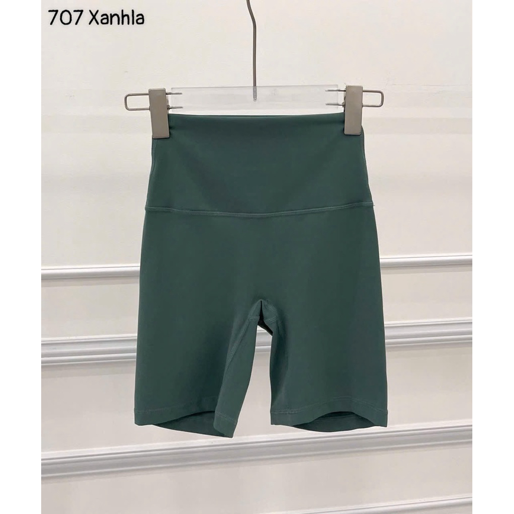 Quần Đùi Thể Thao Tập Gym Chạy Bộ Nữ Yumiisportswear Lulu 707 Lưng Cao Không Tụt Dáng Ôm Body Vải Co Dãn Thấm Hút Mồ Hôi_thumbnail_11