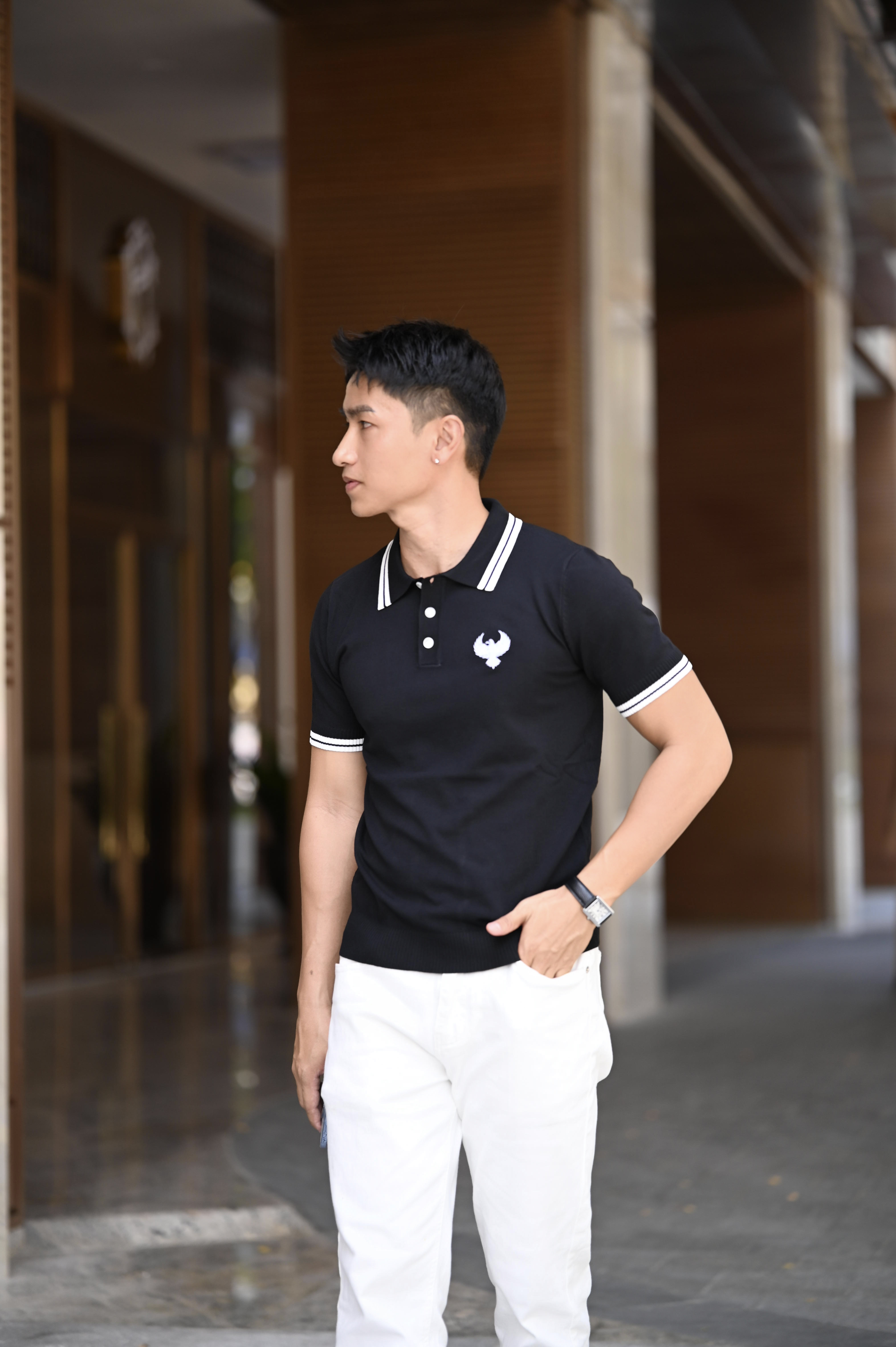 PB5 - Áo Polo Nam Mùa Hè Cổ Ve Lật Tay Ngắn Thêu Họa Tiết Thời Trang_thumbnail_8