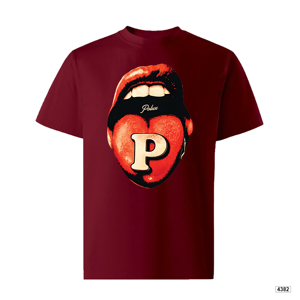 Áo thun nam Red Lips Graphic form rộng cá tính Polux 4382_thumbnail_17