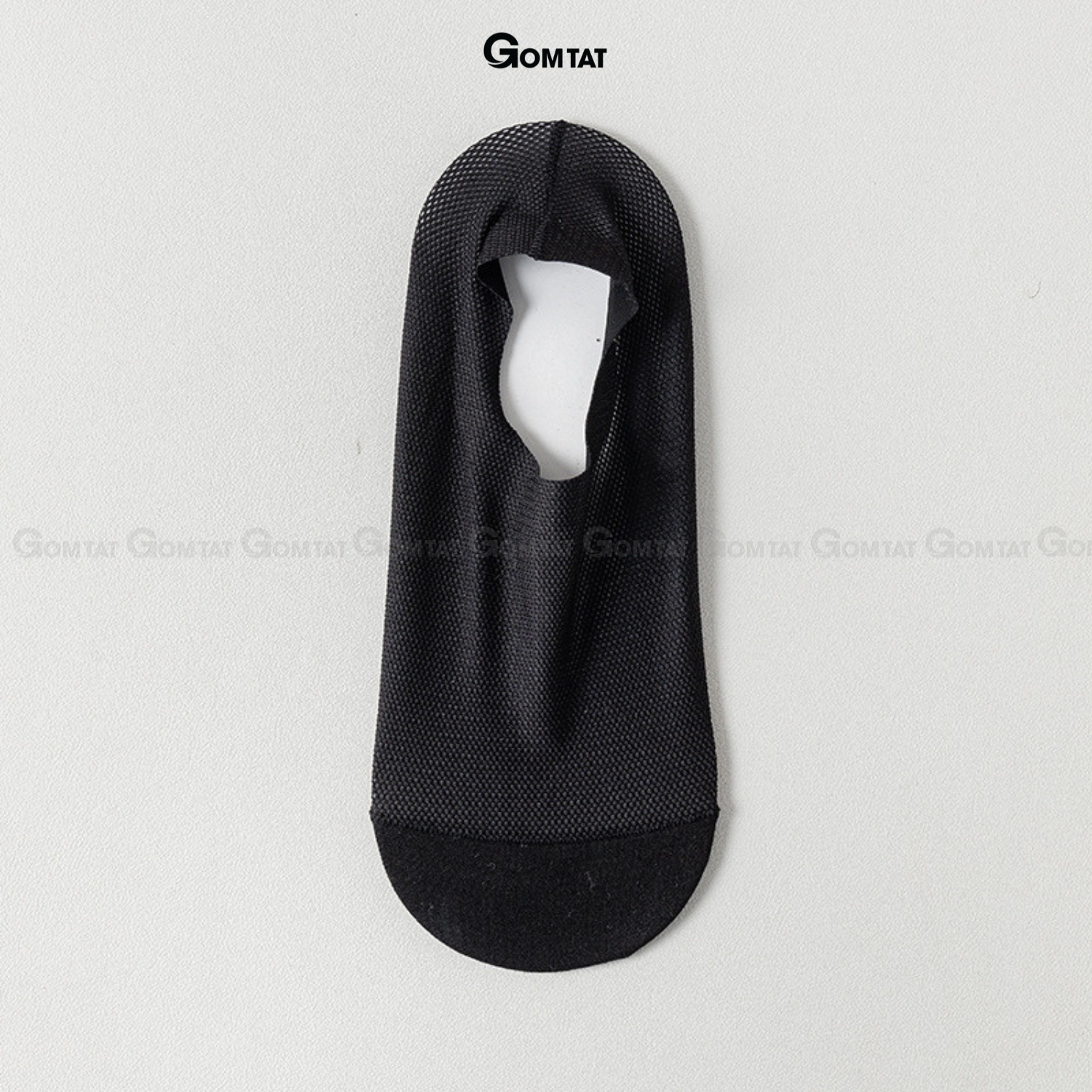 Combo 6 đôi tất nam đi giày lười GOMTAT, có đệm silicon chống tuột gót, mặt lưới thoáng khí HAILUOI-PO-3019_thumbnail_1