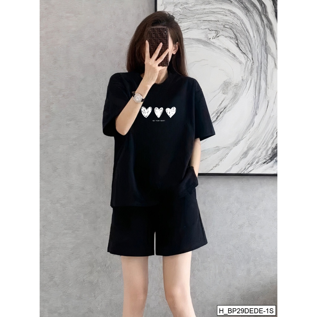 [XẢ KHO BỘ FORM RỘNG] -  Bộ quần áo thun nữ dáng rộng nhiều hình in - LOZA XB013_thumbnail_17