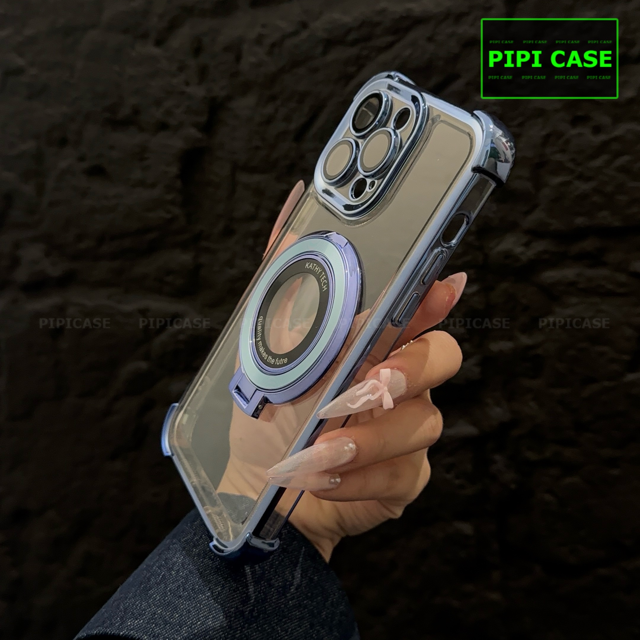 Ốp Lưng iPhone 15 Pro Max - Ven - Xanh Nhạt_thumbnail_6