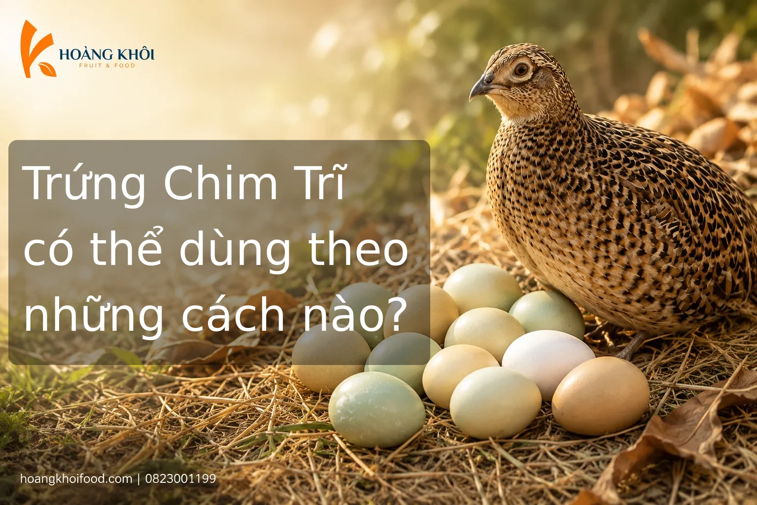 Trứng Chim Trĩ có thể dùng theo những cách nào?