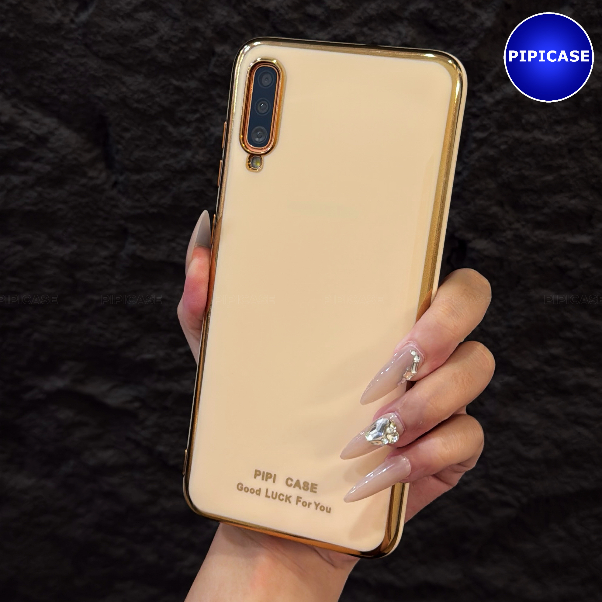 Ốp Lưng Samsung A70 - Royal - Vàng