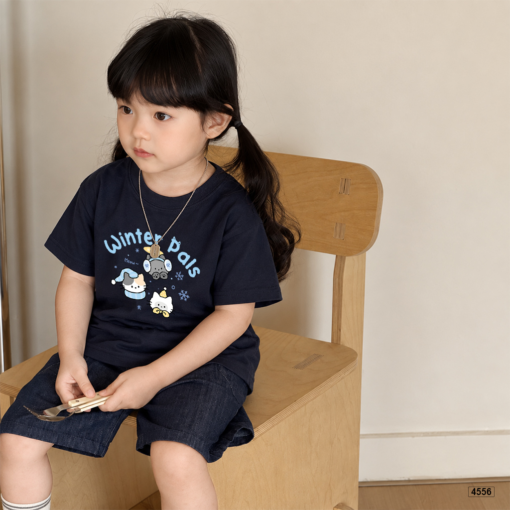 Áo thun bé gái form rộng mùa đông Kado 4556_thumbnail_3