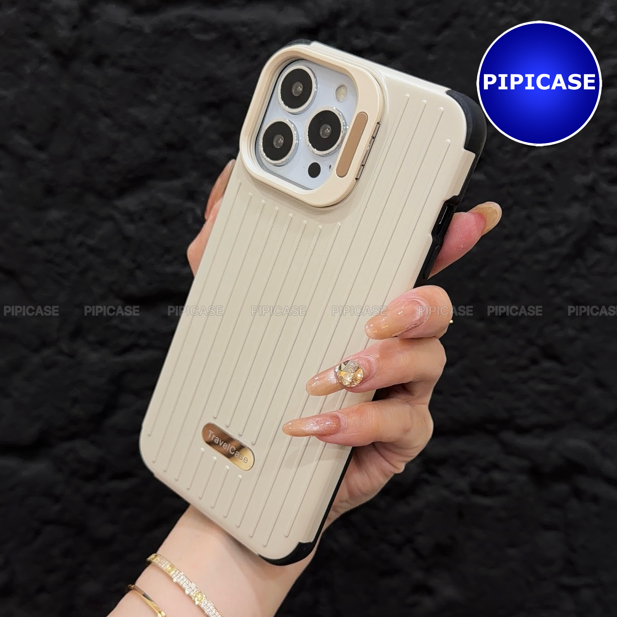 Ốp Lưng iPhone 12 Pro Max - Hondao - Kem