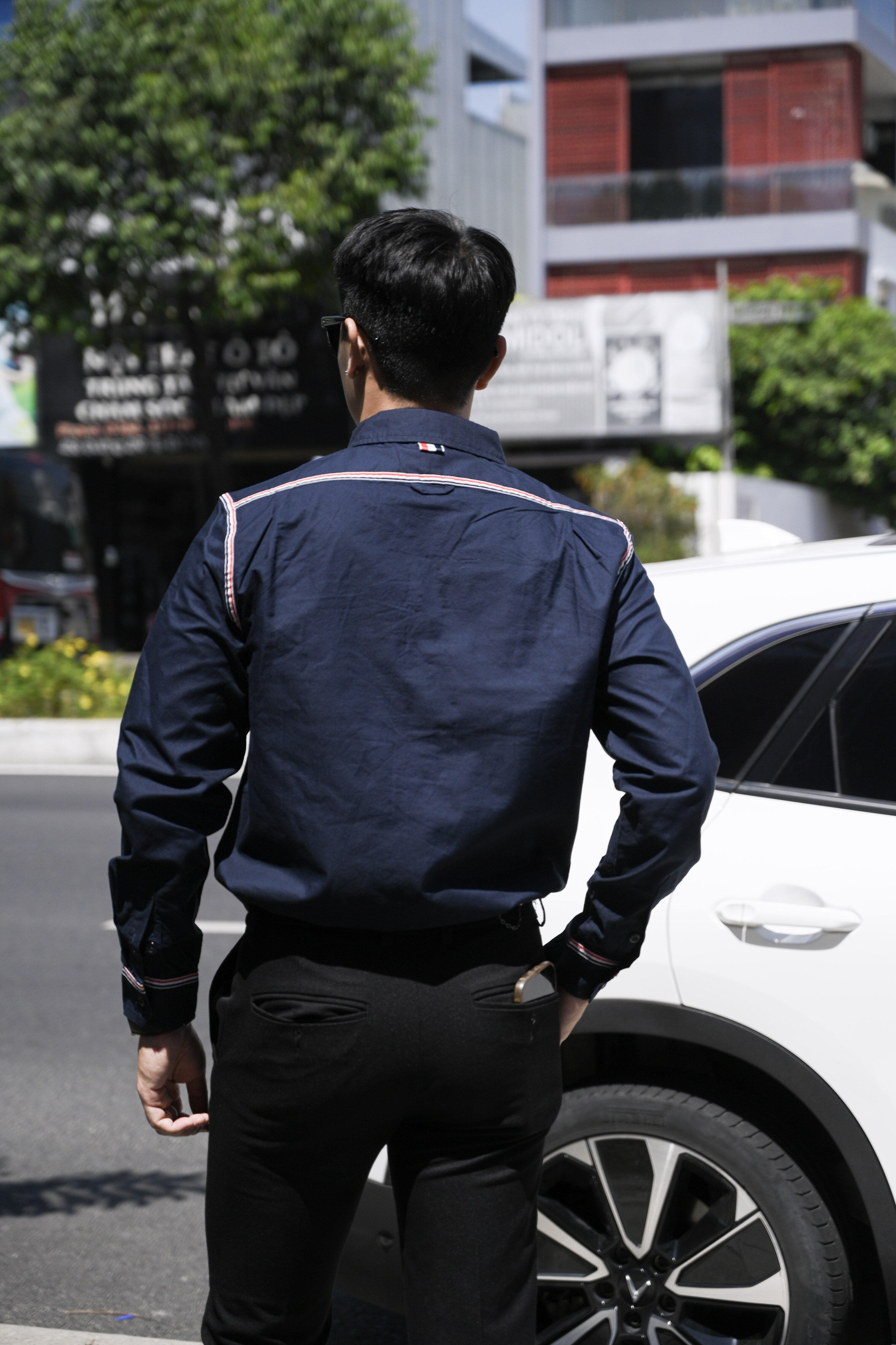 SA71 - Áo sơ mi nam dài tay phong cách Nhật, dáng rộng, cotton 100%, 3 màu Xanh Hoàng Gia, Xanh Nhạt, Trắng_thumbnail_15