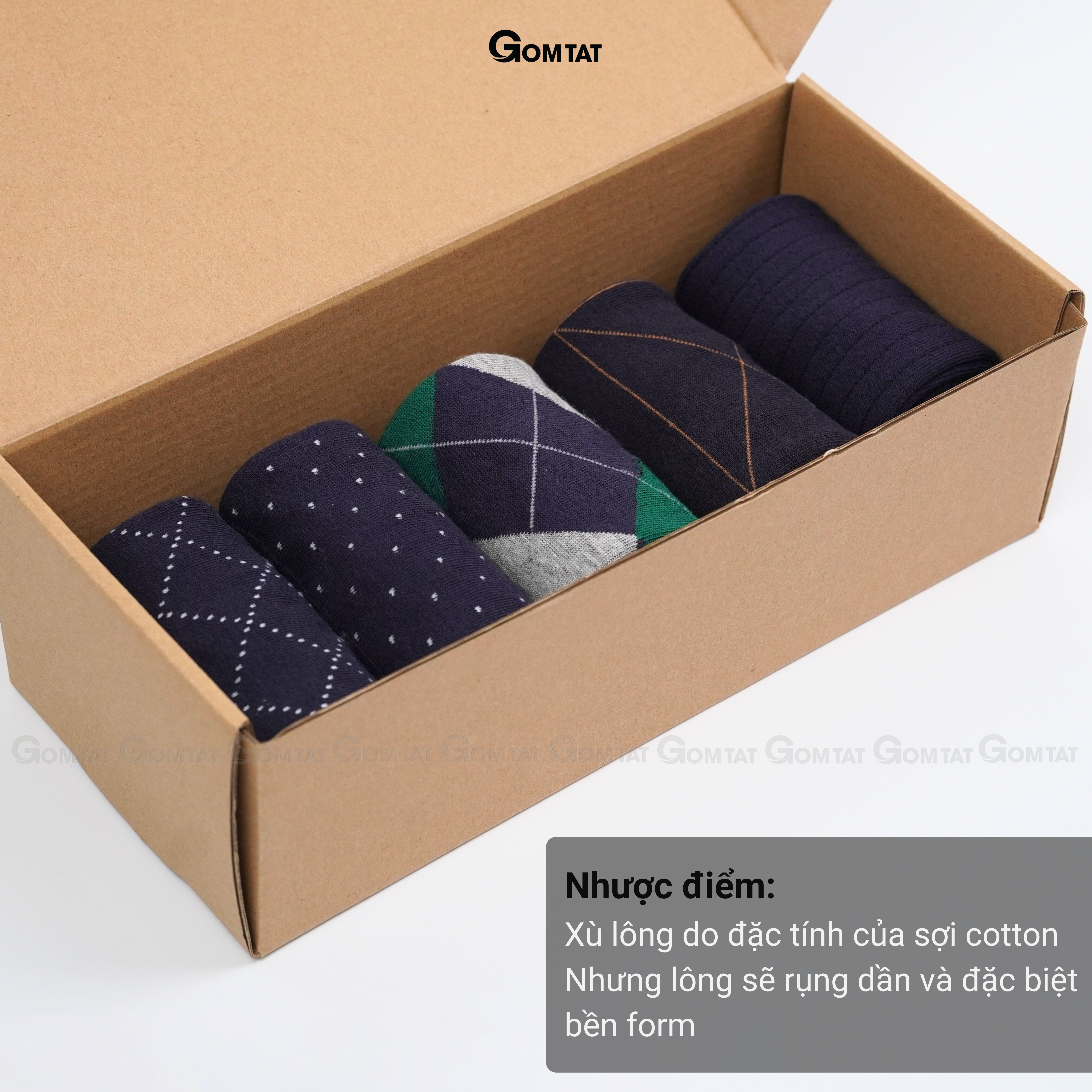 Combo tất giày tây họa tiết LUX-MIX-CB_thumbnail_75