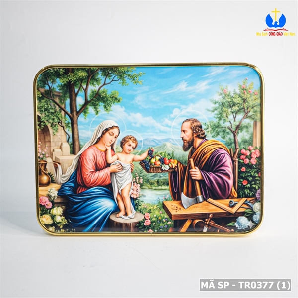 Ảnh để bàn gia đình thánh gia 15x21cm