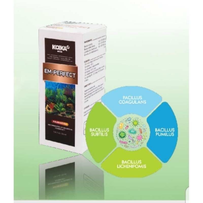 KOIKA Probiotics water treatment for aquarium fish, shrimp, and plants EM-PERFECT 30ml_thumbnail_2