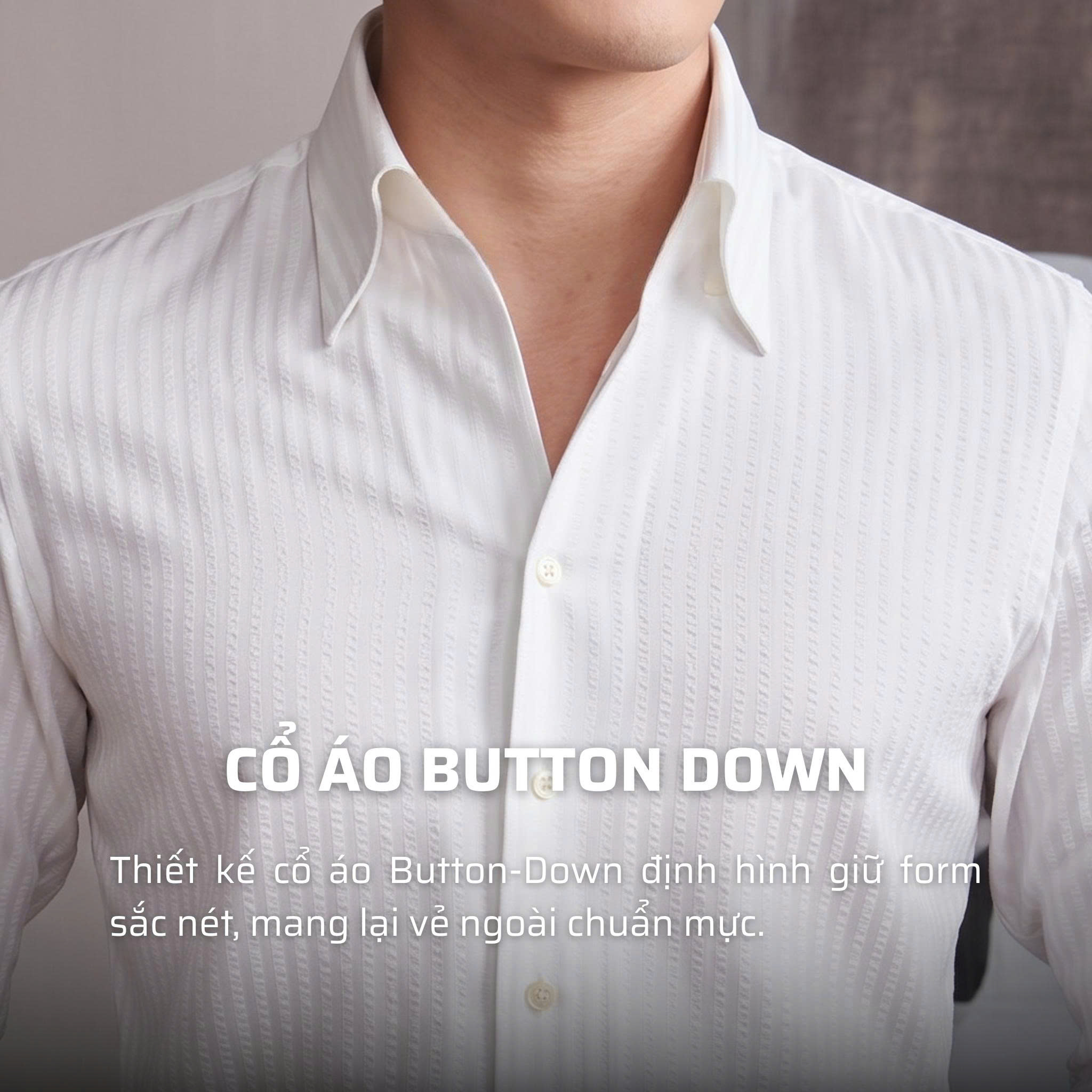Áo Sơ Mi Seersucker Cổ Button Down_thumbnail_13