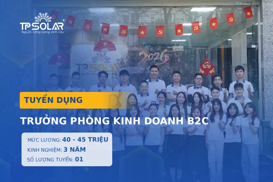 Tuyển dụng Trường phòng kinh doanh B2C